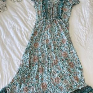 Stellah boho midi dress